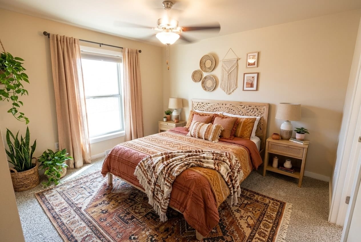 Relooking · Chambre, en bohème